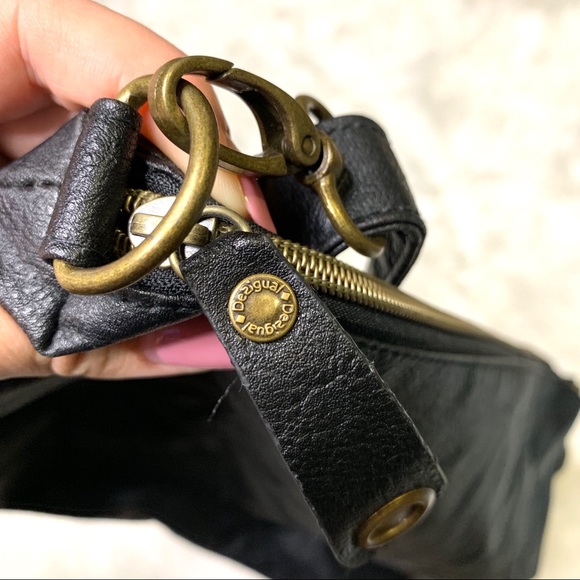 Desigual black crossbody leather purse - Picture 2 of 5